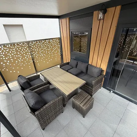 Modern Designer With A Private Terrace Apartmán Oedheim