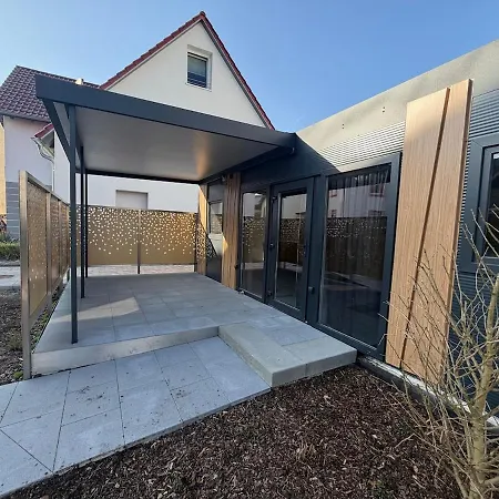 Modern Designer With A Private Terrace Apartmán Oedheim